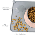 thumbnail image 4 of Dog Bowl Mat, 18.5" L x 12" W Pet Food Mat, Non-Slip Silicone Dog Cat Mat for Food and Water, 4 of 6