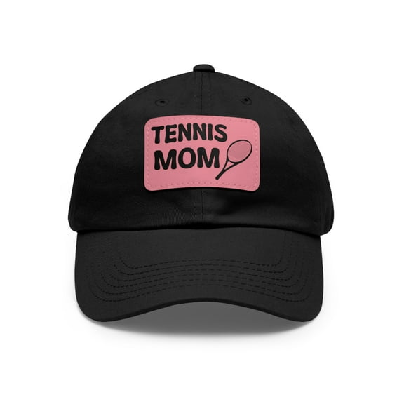 Tennis Mom Hat Cap Strap Back Dad Hat With Patch High School College Mom