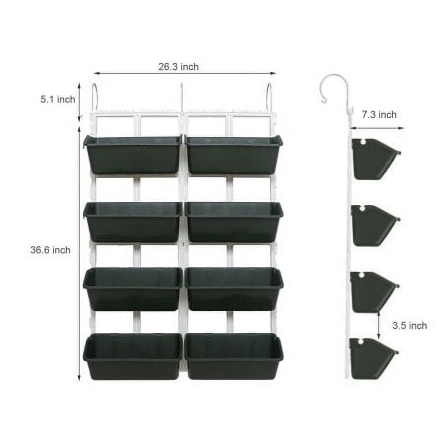 Patio Vertical Herb Planter Garden Flowers Vegetables Boxes Hanging Planter