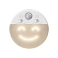 thumbnail image 1 of Luz LED con Sensor de Movimiento y 4 Expresiones Faciales, Regulable, para Pasillo, Recargable, con Temporizador, 1 Unidad., 1 of 5