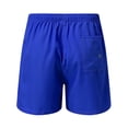thumbnail image 4 of Men's Candy Color Board Shorts - Solid Color Lace-Up Beach Swim Trunks, Quick-Dry Nylon/Spandex Blend, 4 of 5