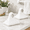 White, variant on 2 White Ceramic Porcelain Towel Bar Brackets Mid Century Modern Bathroom Kitchen Holder