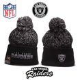 thumbnail image 2 of Nfl Oakland Raiders Gorro Unisex gorras de invierno sombreros mantener caliente de punto sombrero bordado Top deporte gorra, 2 of 4