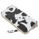 thumbnail image 4 of Cartera con estampado de vaca para mujer, monedero con cremallera y correa de muñeca, 4 of 7