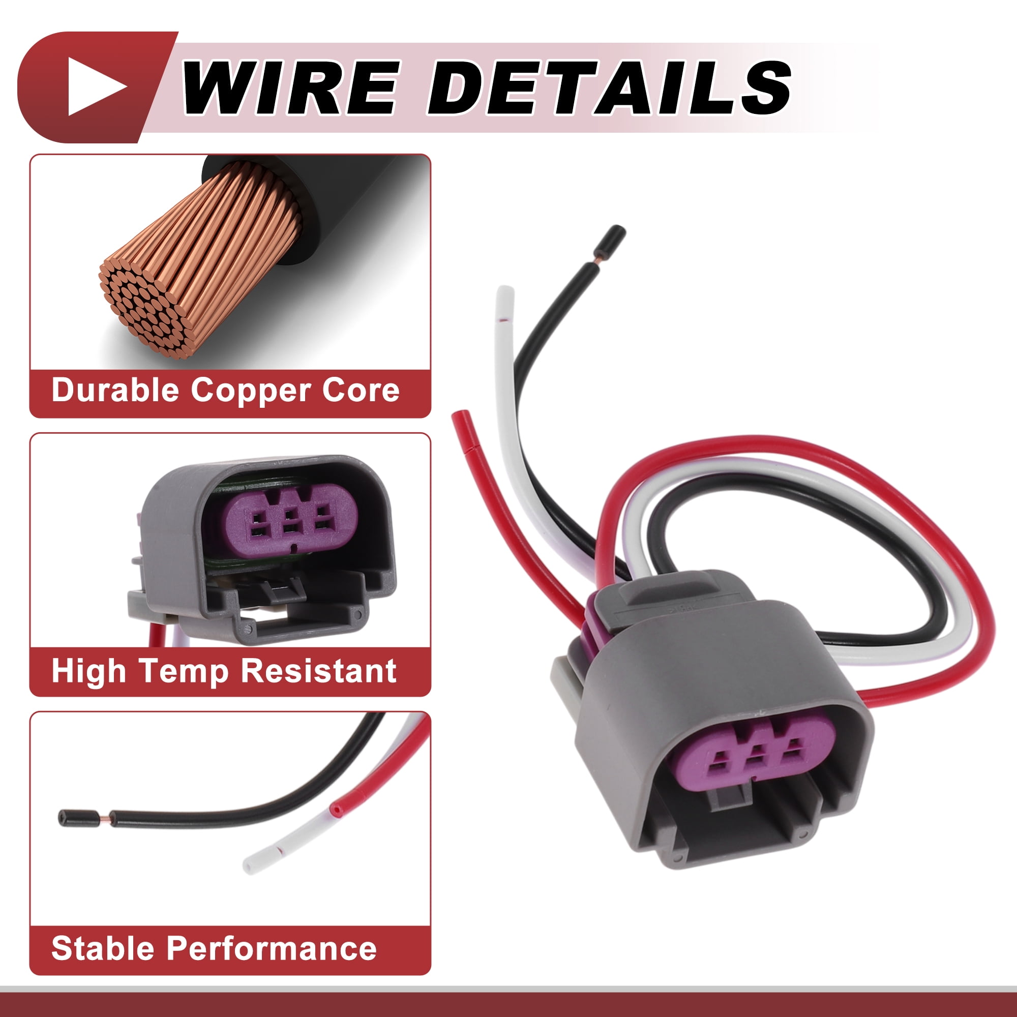 Unique Bargains Turn Signal Light Socket Wiring for Dodge for Ram 1500 09-12