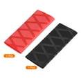 thumbnail image 3 of Uxcell Table Tennis Racket Grip Tape Ping Pong Paddle Overgrip Sweat Absorbing Soft, Black Red 2 Pack, 3 of 7