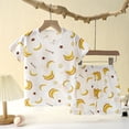 thumbnail image 2 of Kogui Toddler Summer Pajamas Girl Baby & Toddler Pajamas, Snug Fit PJs for Girls Boys Kids, Soft & Stretchy Short Summer Sleepwear 3T 4T (Yellow,3-4 Years), 2 of 5