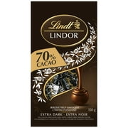 Truffes LINDOR au chocolat noir à 70 % de cacao de Lindt – Sachet (150 g)