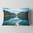 thumbnail image 2 of Designart 12" x 20" Green Polyester Throw Pillow, 2 of 5
