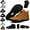 Brown, variant on Kasdava Master - Non-Slip & Waterproof Winter Barefoot Shoe, Arch Support, Zero Drop Sole & Wide Toe Box Design for Men Women