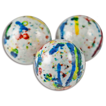 Jawbreaker 2 1/4 inch White Psychedelic, Wrapped - 3 lb. Bag