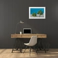 thumbnail image 3 of Bibikow, Walter 24x17 White Modern Wood Framed Museum Art Print Titled - Canary Islands-Fuerteventura Island-Morro Jable-high angle view of Playa de la Cebada beach, 3 of 4