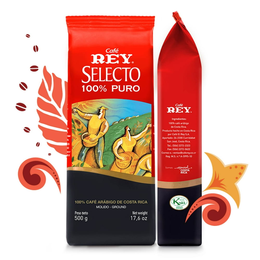 Cafe Rey Selecto Costa Rica Ground Premium Coffee 8.8 Oz (250 gr)