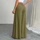 thumbnail image 5 of TaTaai Women's Solid Color High Waist Flare Wide Leg Pants Loose Skirt Pants Suit Trousers for Summer Beach Vacation Daily Casual Wear Gift, 5 of 8
