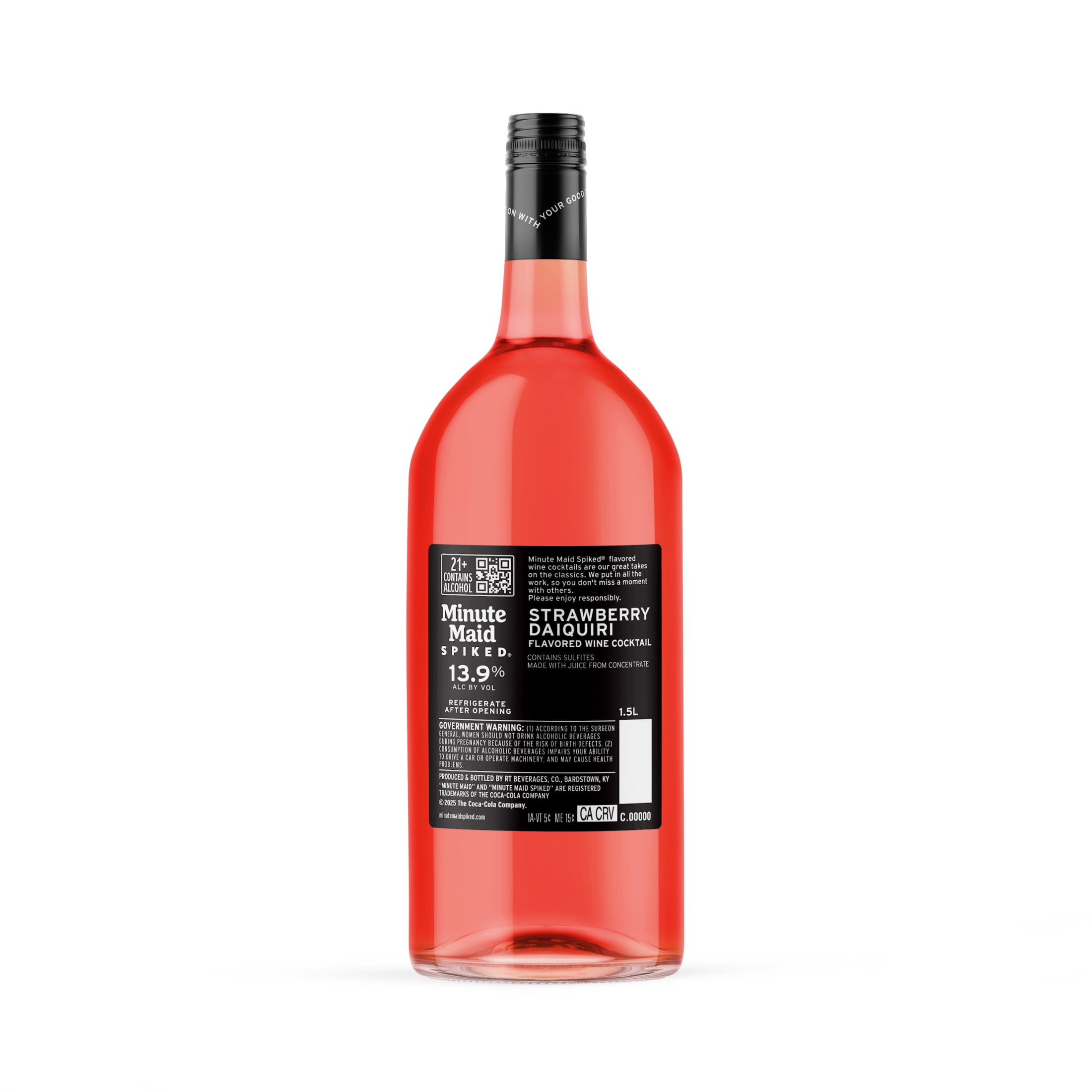 Minute Maid Spiked Strawberry Daiquiri Wine Cocktail, 1.5l, 27.8 Proof (13.9%)
