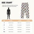 thumbnail image 2 of Salouo Bulldog Sunglasses Face Print Women's Pajama Pants Casual Loose Sweatpants PJs Flowy Pants Drawstring Palazzo for Women Wide Leg Pants Lounge Pajama -X-Large, 2 of 8