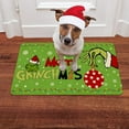 thumbnail image 4 of Grinch Door Mat Merry Christmas Door Mat Outdoor Christmas Mats for Front Door Christmas Rugs Indoor Home Grinch Door Decorations Outside 17" x 30", 4 of 6