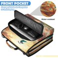 thumbnail image 6 of Zipper Binder with Shoulder Strap 2 inch 3 Ring Waterproof File Folder Organizer Bag 500 Sheet Majestic Peacock, 6 of 8