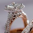 thumbnail image 3 of Anillos de pareja con dijes para hombre, diamantes de imitación de acero inoxidable, circón, conjunto de alianzas de boda para mujer, joyería para el Día de San Valentín, 3 of 5