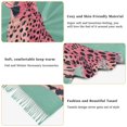 thumbnail image 5 of FORMRS Womens Scarf Winter Soft Long Big Warm Shawls Wrap Tassel Scarves, Big Pink Cheetah, 5 of 9
