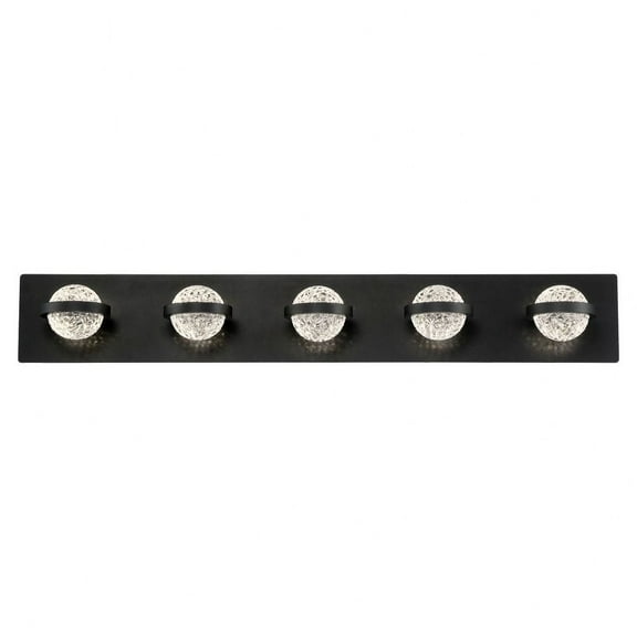 37071-038 Eurofase Lighting Ryder - 25W 5 LED Bath Bar - 32.75 Inches Wide by 5 Inches High-Black Finish