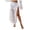 White, variant on BOBOGOJP Women Sarong Chiffon Bathing Suit Cover Up Long Beach Bikini Wraps Sheer Swim Suit Coverup 2026 Pareo for Women White for Size A