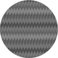 thumbnail image 1 of Ahgly Company Machine Washable Indoor Round Transitional Gunmetal Gray Area Rugs, 5' Round, 1 of 7