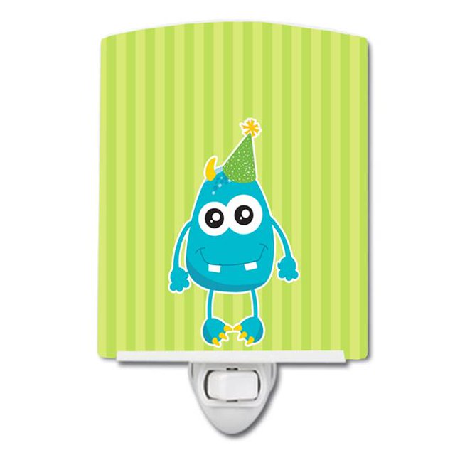 Carolines Treasures BB9097CNL Birthday Monster Ceramic Night Light