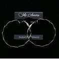 thumbnail image 3 of Mi Amore Hoop-Earrings Silver-Tone, 3 of 3