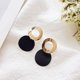 thumbnail image 1 of Pendientes largos colgantes negros para mujer, pendientes colgantes cuadrados triangulares, joyería de moda para mujer 2022 boucle oreille Tan Jianjun unisex, 1 of 2