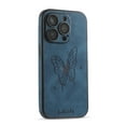 thumbnail image 2 of For iPhone 14 Case Plain Butterfly Pattern  with Camera Lens Protection Shockproof Soft Protective Synthetic Leather Slim Phone Case Cover for iPhone 14 Case 6.1 Inch, Blue, 2 of 10