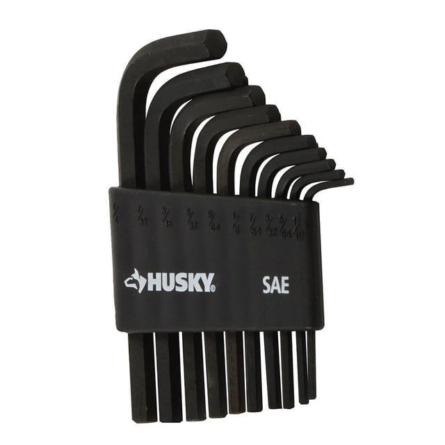 Juego De Llaves Hexagonales Husky Acero 10 Piezas 1/16"-1/4"