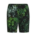 thumbnail image 3 of Picia Lush Foliage Green Plant Pajama Shorts for Men, Men's Pajama Bottoms, Sleepwear,Short Pajama Pants-4X-Large, 3 of 9