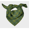 thumbnail image 3 of Bimba Green Vector Design Damask Printed Pure Silk Scarf Neck Wrap Summer Hair Bandanas For Women 40 x 80 Inches, 3 of 6