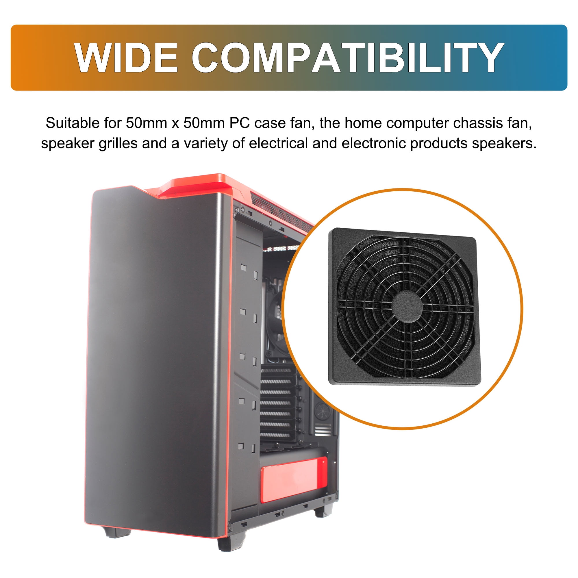 Unique Bargains 1 Pack 120mm Fan Dust Filter PC Computer Case Fan Dust Filter