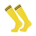 thumbnail image 1 of Calcetines deportivos Greeniant de tela amigables con la piel para fútbol y hockey largo amarillo para adulto, 1 of 6