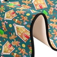 thumbnail image 6 of Christmas Gingerbread People Hallway Runner Rug 2'x6' Kitchen Rug with Rubber Backing Cookies House Lemon Spices Non Slip Entryway Rug Runner Washable Soft Area Rug for Hallway Bedroom Kitchen Decor, 6 of 6