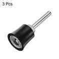 thumbnail image 3 of Uxcell 3Pcs 1" Disc Pad Holder Quick Change Discs 1/4" Shank Holder Mandrel for Die Grinder Sanding Discs, Black, 3 of 7