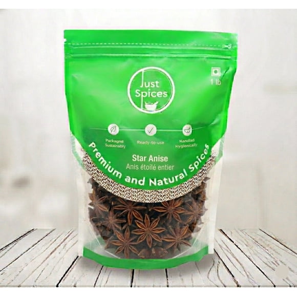 Just Spices - Star Anise , 1 lb (454 g) , Whole Spices , Single Spices & Herb