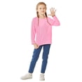 thumbnail image 2 of Cooraby 5 Pack Girls' Long Sleeve Tees Kids T-Shirts Soft Toddler Girls Crewneck T-Shirts, 2 of 9
