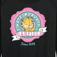 thumbnail image 3 of Garfield - I Hate Mondays Badge - Women's Lightweight French Terry Long Sleeve Shirt, 3 of 5