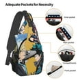 thumbnail image 4 of Boku My Hero Academia Sling Bag Crossbody Backpack Chest Bags Diagonally Travel Daypack For Women Men Adults Teen, 4 of 8