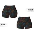 thumbnail image 6 of Yiaed Gamepad Joystick Game Print Women's Athletic Shorts Running Shorts Sporty Short High Waisted Elastic Workout Shorts for Yoga Gym Running & Sports -Large, 6 of 8