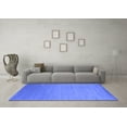 thumbnail image 3 of Ahgly Company Indoor Rectangle Abstract Blue Contemporary Area Rugs, 3' x 5', 3 of 4