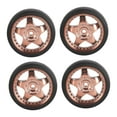 thumbnail image 4 of Wweixi 4 Pcs Pneus de Drift RC pour Modification de Pièces de Rechange DIY 1/18 Camion Or RC Or 31mm, 4 of 6