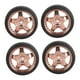 thumbnail image 5 of Juego de 4 llantas y neumáticos de derrape para coche RC resistentes al desgaste Oro, 5 of 9