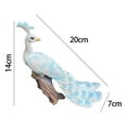 thumbnail image 3 of Escultura De Gato Pavo Real, Figura Decorativa Para Jardín, Estatua Artesanal Para El Hogar, Patio, Chimenea, Decoración De Animales., 3 of 8