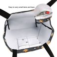 thumbnail image 6 of FORMRS Womens Canvas Tote Bag with Zipper Inner Pocket Shoulder Handbag, Dinosaur at Night, 6 of 7
