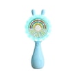 thumbnail image 1 of ICQOVD Portable Fan Rabbit Shape Handheld Led Fan Usb Three Speed Adjustable Angle Portable Cooling Fan, 1 of 6