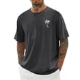 thumbnail image 2 of Men's Hawaii Printed T-Shirt Men's Loose Casual Short Sleeve TopM, 2 of 4